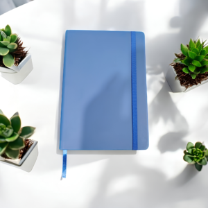 Plain A5 Size Diary with Ribbon Closure.